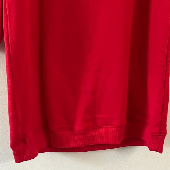 NWT No Comment Long Sleeve Red Sweater Dress sz XL - Picture 9 of 11